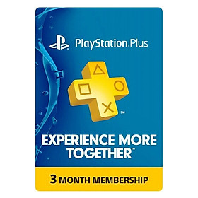 Mua Thẻ PlayStation PSN Plus 3 Tháng Hệ US - Hàng Chính Hãng
