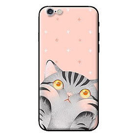 Ốp in cho iPhone 6 Plus Mèo Hồng - Hàng chính hãng