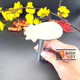 BỘ 10 khuôn BÁNH DỨA ĐÀI LOAN + DỤNG CỤ NHẤN - bánh cookies dứa , bánh trái thơm - Khuôn dày, đẹp, sắc nét