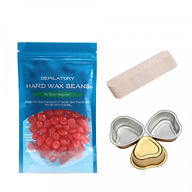 Bộ Sáp Tẩy Lông Dạng Viên Sử Dụng Tại Nhà Với 10 Que Sáp Và 3 Bát Nhỏ