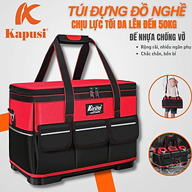 Mua Túi Đựng Dụng Cụ KIRITO Vải Dày 600D – Chống Thấm  Đế Chịu Lực  Đựng Đồ Nghề Cơ Khí  Điện màu đỏ