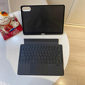 BAO DA BÀN PHÍM Smart Keybroad có Touchpad, giá đỡ, đèn LED, có thể tháo rời cho Xiaomi Redmi Pad 2 Pro
