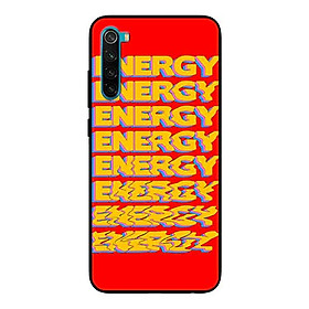Ốp Lưng in cho Xiaomi Redmi Note 8 Mẫu Năng Lượng - Hàng Chính Hãng