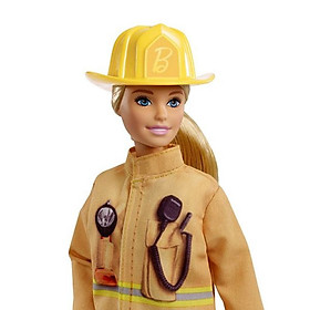 Đồ chơi BARBIE Combo Búp bê nghề nghiệp BARBIE kỉ niệm 60 năm - Lính cứu hỏ CBGFX29