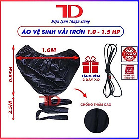 Dụng cụ vệ sinh máy lạnh cao cấp, đuôi 2.5 mét chống thấm, áo vệ sinh máy lạnh, túi làm sạch điều hòa, Điện Lạnh Thuận Dung