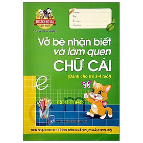 Download sách Vở Bé Nhận Biết Và Làm Quen Chữ Cái (Dành Cho Trẻ 3 - 4 Tuổi)