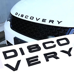 Chữ nổi 3D Discovery dán nắp capo - tem chữ dán trang trí ô tô Bảo Hành Uy Tín Lỗi 1 Đổi 1