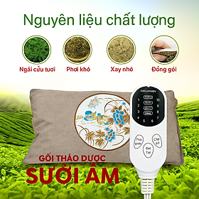 Mua Gối Thảo Dược Chườm Nóng Ngải Cứu – Cải Thiện Tuần Hoàn Máu  Hỗ Trợ Giấc Ngủ Sâu