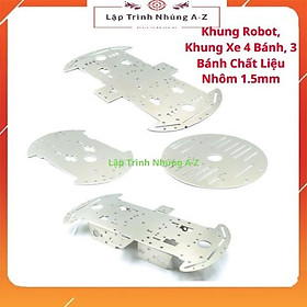 Mua  Lập Trình Nhúng A-Z  G19  Khung Robot  Khung Xe 4 Bánh  3 Bánh Chất Liệu Nhôm 1.5mm