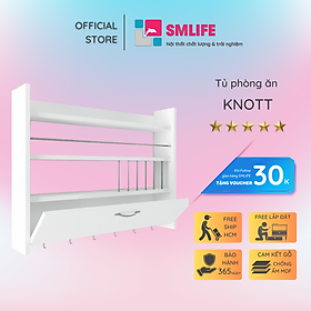 Kệ gỗ đựng gia vị nhà bếp hiện đại SMLIFE Knott