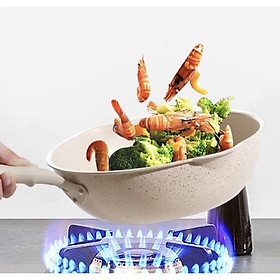 Mua CHẢO VÂN ĐÁ TRẮNG ĐÁY TỪ SÂU LÒNG - hàng nhập khẩu nhật bản