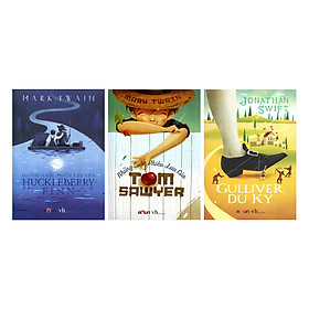 [Download Sách] Combo 3 Cuốn Gulliver Du Ký + Những Cuộc Phiêu Lưu Của Huckleberry Finn + Những Cuộc Phiêu Lưu Của Tom Sawyer (Tái Bản)