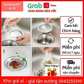 Mua Set 100 túi lọc rác cho bồn rửa bát  rửa chén trong nhà bếp