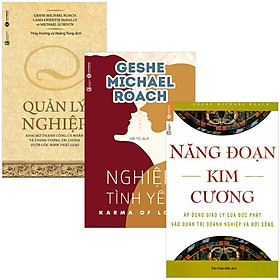 Combo Sách Năng Đoạn Kim Cương + Quản Lý Nghiệp + Nghiệp Tình Yêu Bộ 3 Cuốn