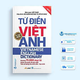 Hình ảnh Từ Điển Việt - Anh Khoảng 75.000 Mục Từ (Tái Bản) – Vanlangbooks