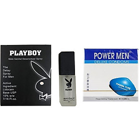 bao cao su powermen 3 cái tặng chai xịt  chống xuất tinh sớm playboy