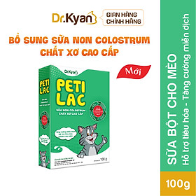 Sữa Bột Dinh Dưỡng PETILAC Bổ Sung Sữa Non Colostrum & Chất Xơ Cao Cấp Cho Mèo Dr.Kyan 100g Và 400g - YonaPetshop