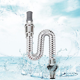 Mua Xi phông  ống thoát nước chậu rửa mặt ngăn mùi mạ điện  đầu nối bằng cao su  ống thoát có dây thép  có thể co giãn