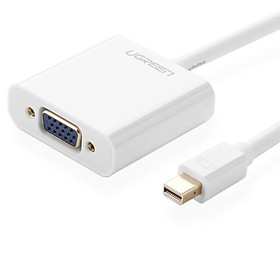 Mua Cáp chuyển đổi Mini DP sang VGA 1920x1080 60Ghz Màu Trắng ABS Ugreen 113GK10458MD Hàng chính hãng