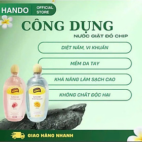 Mua Combo 2 chai Nước giặt quần áo lót đồ lót chuyên dụng Golden King Hando 500ml