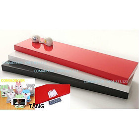 Mua Set 3 kệ gỗ lõi xanh chống ẩm treo tường thanh ngang sâu 15cm + Tặng giá đỡ điện thoại hình thú cưng dễ thương