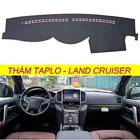 [ Landcruiser đời 2008-2021 ] Thảm taplo da cacbon,vân gỗ, da lộn, da pu mới nhất chuẩn form