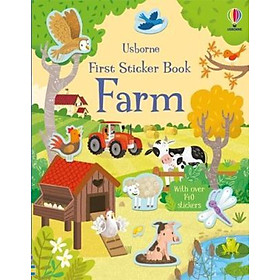 Sách - First Sticker Book Farm by Kristie Pickersgill (UK edition, paperback)