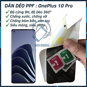 Dán dẻo PPF cho OnePlus 10 Pro