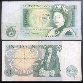 Tiền cổ Anh 1 bảng Nữ hoàng Elizabeth II