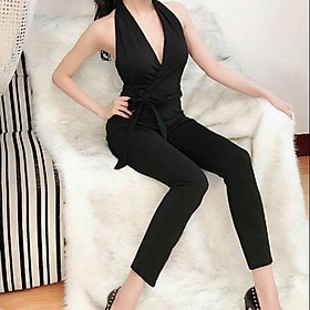 Jump yếm đắp chéo hở lưng