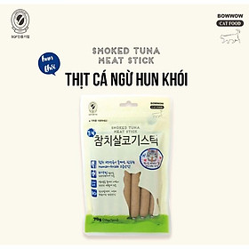 Thịt hun khói cho mèo vị cá ngừ Bowwow - 70g