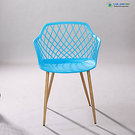 Mua Ghế nhựa cafe văn phòng bàn ăn chân sắt tựa lưng cao đẹp eames LAGE2014