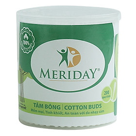 Tăm Bông Meriday Bông Bạch Tuyết TP149 (200 Que)