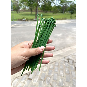 Mua Dây rút nhựa ABS màu xanh lá gói 50 pcs