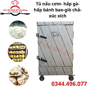 Mua Tủ cơm  tủ nấu cơm công nghiệp 8 khay dùng điện -tủ hấp bánh bao-tủ hấp giò chả công nghiệp