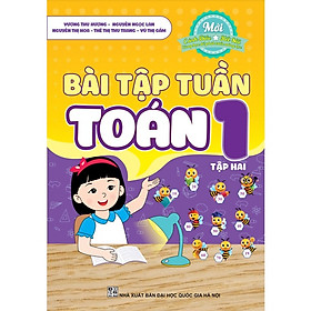 Sách - Bài tập tuần Toán 1 - Tập 2 (Cánh diều và kết nối cùng học để phát triển năng lực)