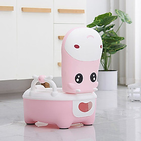 Bô vệ sinh cho bé QIHUA,Đa năng có đệm,ngăn chứa tháo lắp vệ sinh dễ dàng