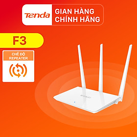 Thiết bị phát Wifi Tenda F3 Chuẩn N 300Mbps - Hàng Chính Hãng