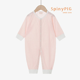 Bộ body dài tay sơ sinh 0-2 tuổi 100% cotton thoáng khí nhiều màu cho bé trai bé gái
