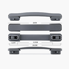 Suitcase Luggage Handle, Wear Resistan Traveling Bag Box Repair Accessories Mounting Handle