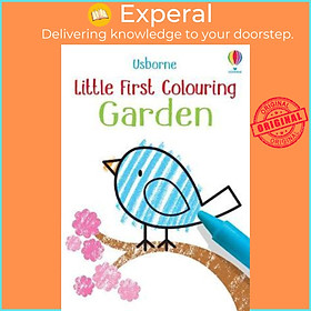 Sách - Little First Colouring Garden by Kirsteen Robson (UK edition, paperback)