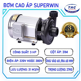 Mua Máy bơm nước cao áp (dành cho hệ thống tưới béc) Superwin 3hp họng 60/60