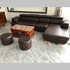 Mua Ghế sofa da phòng khách góc chữ L 3mx1m6