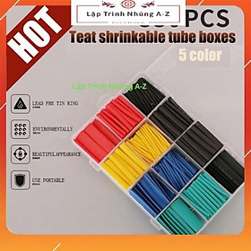 Mua  Lập Trình Nhúng A-Z  Bộ Hỗn Hợp 530 Ống Gen Co Nhiệt Đầu Nối Dây Điện (Có Hộp Đựng)