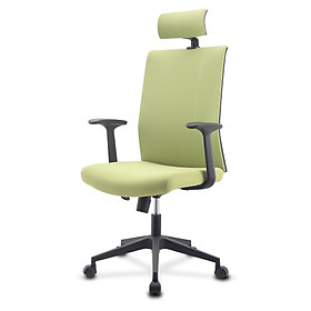 Ghế văn phòng/ghế giám đốc bọc vải cao cấp, chân xoay 360 độ, có tựa đầu và tay vịn điều chỉnh, mã sản phẩm FWAH-001, FWAH-003, FWAH-005