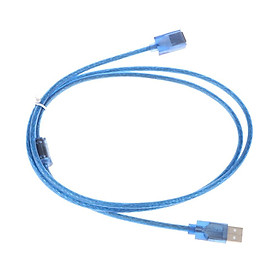 USB 2.0 A Male to A Female Extension Cable for Mouse Card Reader Blue