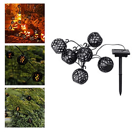 Solar Lights Outdoor, Solar  Waterproof Decorative Hanging Patio Lights Outside Golbe Lighting for Garden Party Halloween Christmas