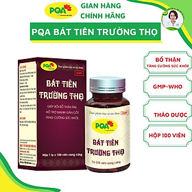 Viên nang Bát Tiên Trường Thọ PQA Giúp Bồi Bổ Thận Âm, Mạnh Gân Cốt Và Tăng Cường Sức Khỏe Hộp 30 Viên