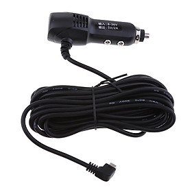 3.5 Meters, Car Lighter Adapter, 8-36V to 5V/2A, Mini USB Right Bend Cables, for GPS DVR Charging, Free Shipping