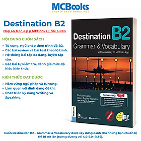 Destination B2 Grammar and Vocabulary Tặng Audio Và Bài Tập Thực Hành MCBooks - MCBOOKS
